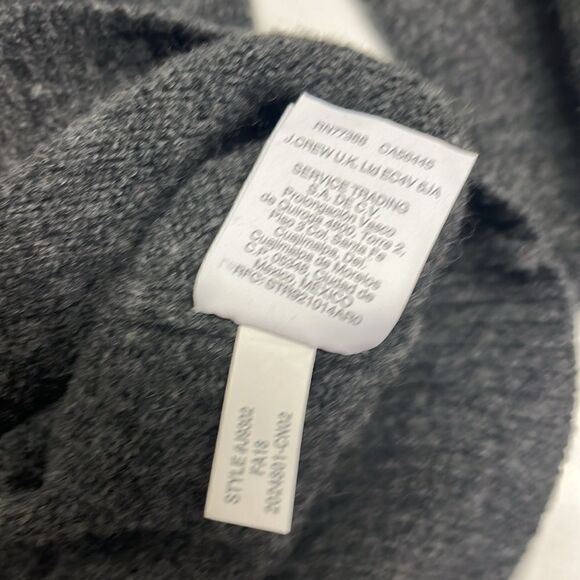 Madewell Heather Gray Merino Wool Pullover Sweater Dress w/ Button Accent-Medium - Picture 16 of 16